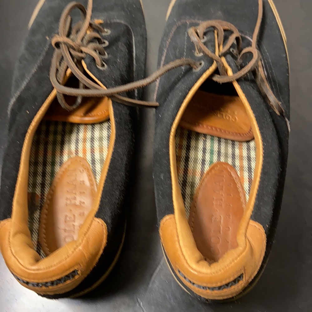 Cole Haan Black and Tan Athletic Shoes - Picture 4 of 6